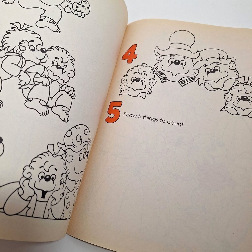 Berenstain Bears Mini-Boxes To Color Bigpaw Punch-Out Finish Picture Vintage - Picture 11 of 15